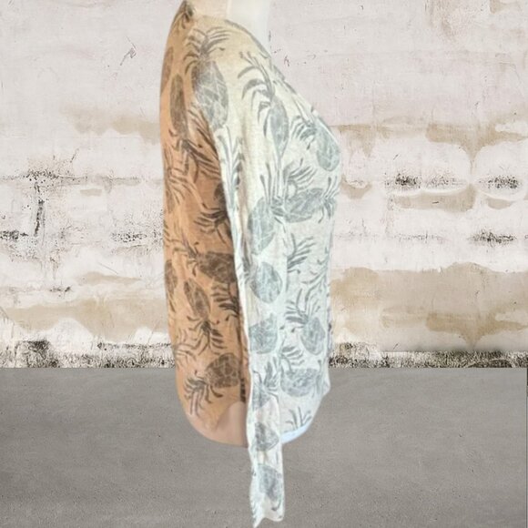 Mossimo Supply Co. Cream and Gray Cardigan - Picture 2 of 5